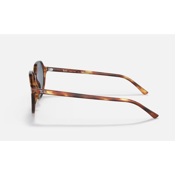 UNISEX Ray Ban Sunglasses RB 2195 Thalia 53 18 Polished Havana Blue Lenses - Picture 3 of 12